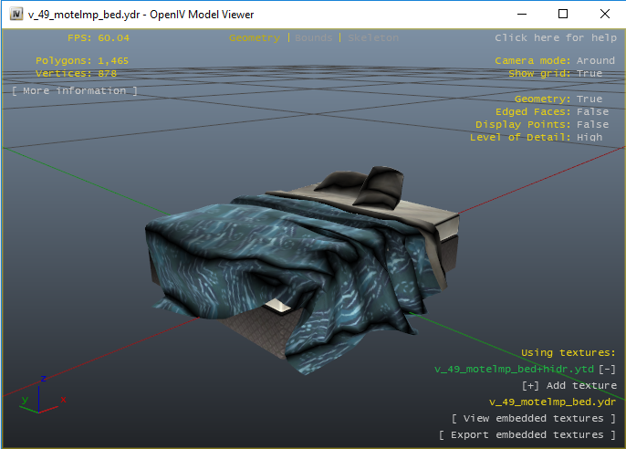 OpenIV Asset Preview - ydr file