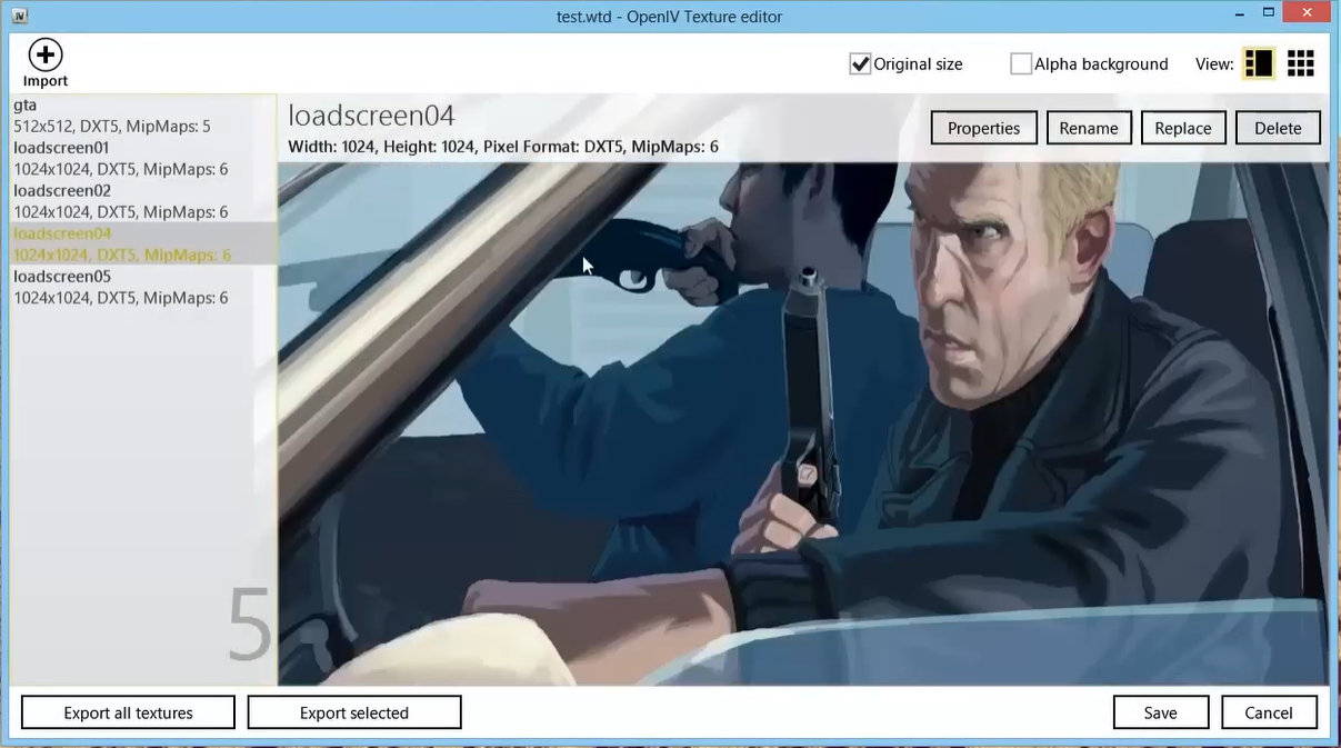 OpenIV Texture Editor